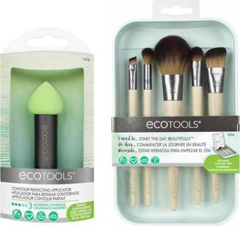 Ecotools Perfecting Kontür Aplikatör + Makyaj Fırça Seti 2Li Set