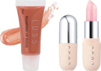 Luss Lip Gloss Dudak Parlatıcısı No7 Ve Dudak Balm No1 2li Set