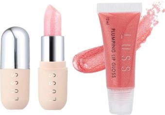 Luss Lip Gloss No8 Ve Renk Değiştiren Dudak Balm No1 2li Set