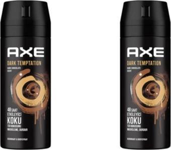 Axe Dark Temptation Dark Chocolate Scent Deodorant 150ml 2'li