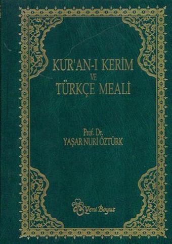 Kuran-ı Kerim Meali (Büyük Metinli Yeşil) - Yeni Boyut