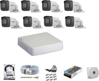 Hikvision 8 Kameralı Dış Ortam Güvenlik Kamera Seti 2 Tb Hdd