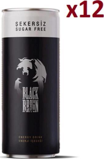 Black Bruin Şekersiz 250 ml 12 Adet