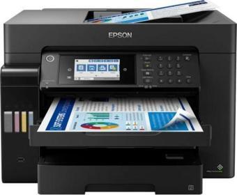 Epson EcoTank L15160 Wi-Fi + Tarayıcı + Fotokopi + Faks Çok Fonksiyonlu Tanklı Mürekkep Püskürtmeli Yazıcı