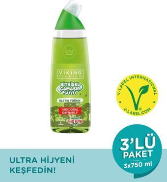 Viking Premium Çamaşır Suyu Amber 750 ml 3 Adet