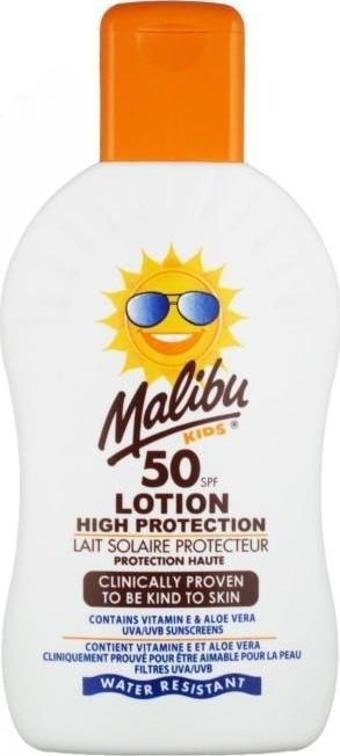 Malibu Çocuk Yüksek Güneş Korumalı Losyon SPF50 200ML