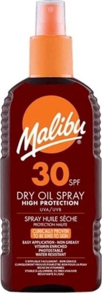 Malibu Güneş Koruyucu Dry Oil Bronzlaştırıcı Sprey SPF30 200ML