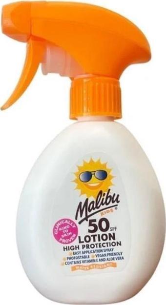 Malibu Güneş Koruyucu Püskürtmeli Sprey Çocuk SPF50 300ML