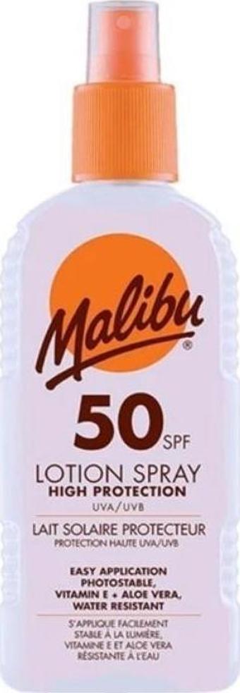 Malibu Güneş Koruyucu Sprey Losyon SPF50 200ML