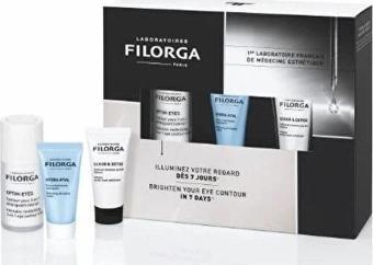 Filorga Aydınlatıcı Cilt Bakım Seti Optim Eyes Hydra Hyal Cream Scrub Detox