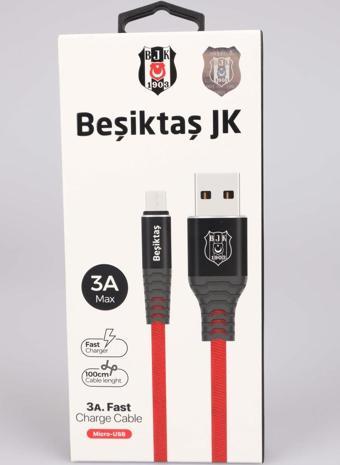 BEŞİKTAŞ ORJINAL LİSANSLI SAMSUNG Data+Sarj Kablosu KBL-1903 3A Micro Usb 1m (5x8)*40 