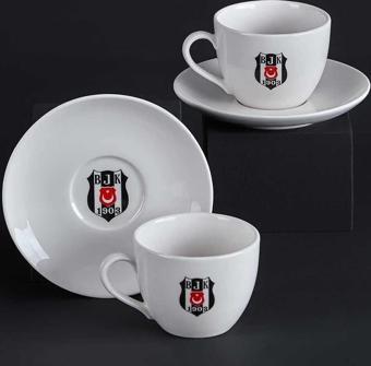 LİSANSLI BEŞİKTAŞ 2'Lİ PORSELEN ÇAY FİNCAN TAKIMI 