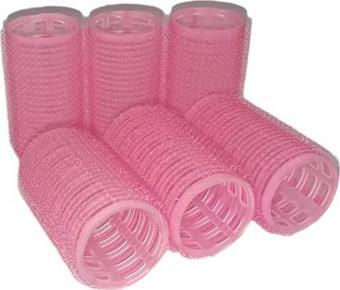 Croc 1202 Pembe Cırtlı Bigudi 6lı Çap 3,5cm