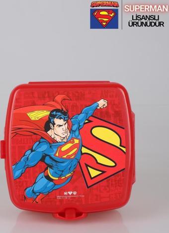 LİSANSLI SUPERMAN 2 KATLI BESLENME KUTUSU / LUNCH BOX