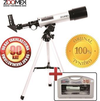 Zoomex F36050Tx Teleskop 90 Kat Yakınlaştırma Taşıma Çantası Hediyeli Eğitici Ve Öğretici Set