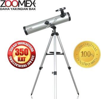 Zoomex F70076Tx 350X Astronomik Teleskop Eğitici Ve Öğretici Geleceğin Gökyüzü Gözlemcisi Olun