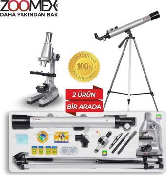 Zoomex Twmp-0406 Teleskop Ve Mikroskop Seti - Eğitici Ve Öğretici Geleceğin Bilim Insanı Olun!!