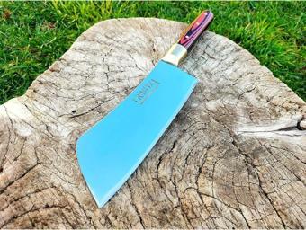 JAPON ŞEF BIÇAĞI SANTOKU PROFESYONEL PİRİNÇ BİLEZİKLİ 30cm