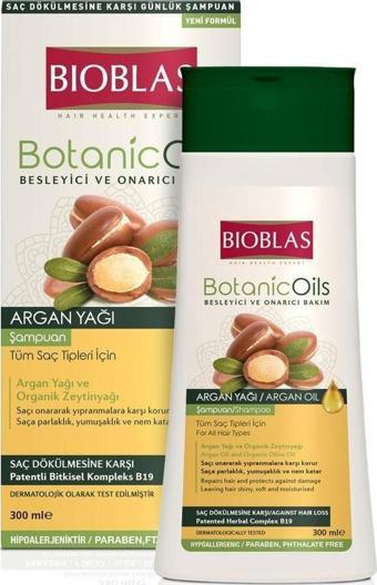 Bioblas Şampuan Botanic Oils Argan Yağı Besleyici ve Onarıcı 300ML