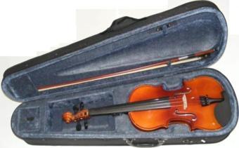 Valencıa Keman, Scale 4/4, Parlak, Klavye Karartılmış Akçaağ