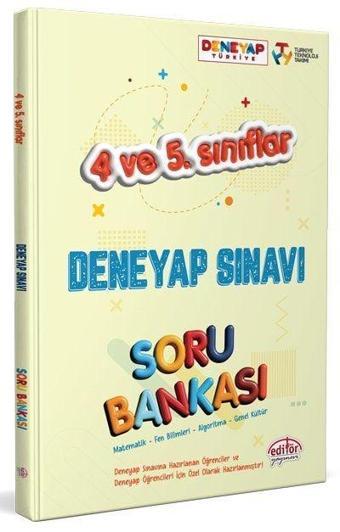 Editör Yayınevi 4-5. Sınıf Deneyap Soru Bankası