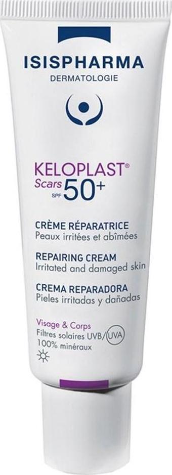 Isıs Pharma Keloplast Scars Cream Spf 50+ 40 ml Yüksek Güneş Koruyucu Filtreli Onarıcı Krem