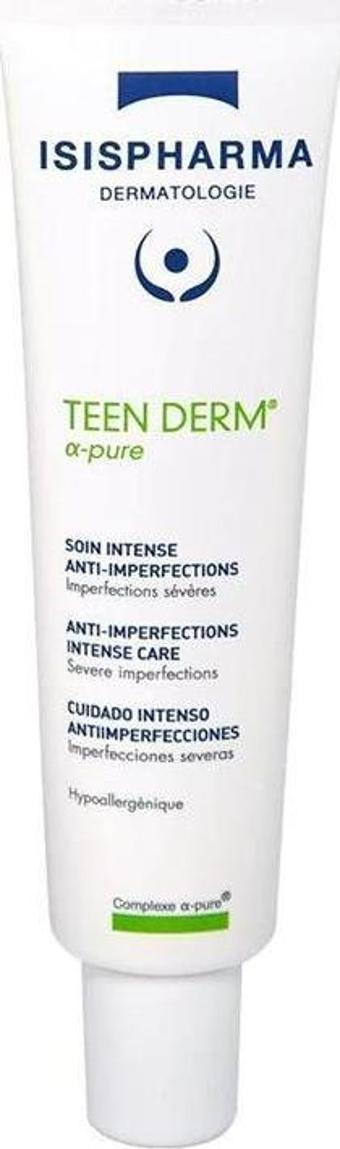 Isıs Pharma Teen Derm Alpha Pure 30 ml Kusurlara Karşı Yoğun Bakım