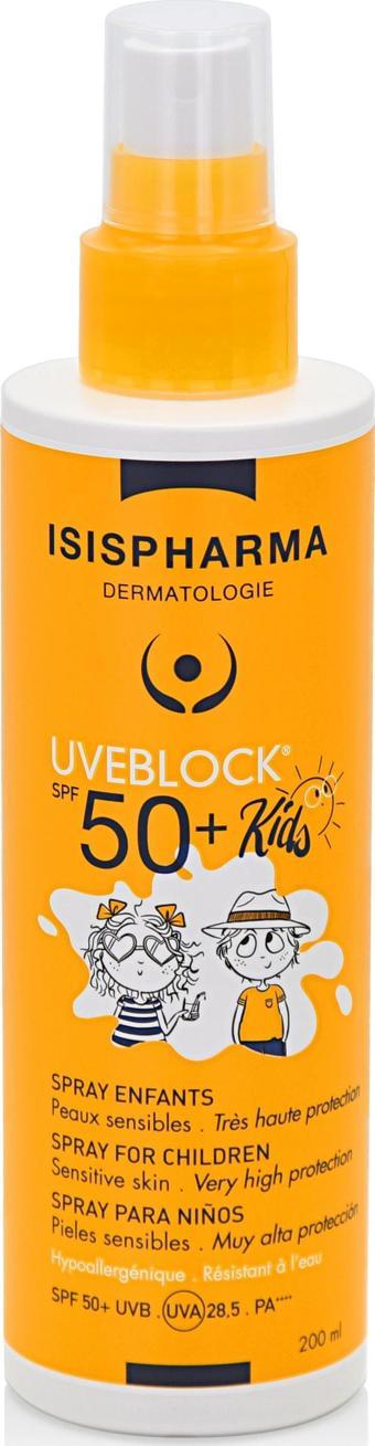 Isıs Pharma Uveblock Kids Çocuklar İçin Güneş Koruyucu Spray Spf 50+ 200 m