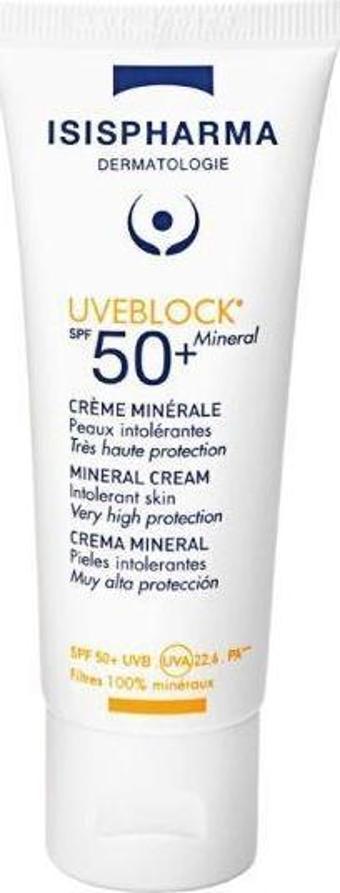 Isıs Pharma Uveblock Spf 50+ Mineral Cream 40 ml