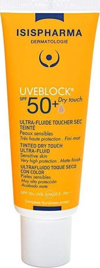 Isıs Pharma Uveblock Tinted Dry Touch Ultra-Fluid-Medium Spf 50+ 40 ml