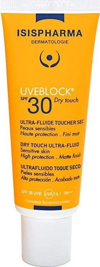 Isıs Pharma ISISPHARMA Uveblock SPF30 Dry Touch Ultra-Fluid 40 ml