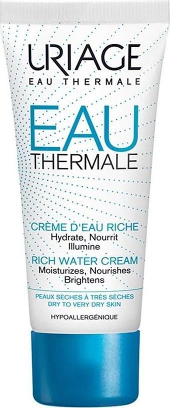 Uriage Eau Thermale Rich Water Cream 40 ml Zengin Su Bazlı Nemlendirici