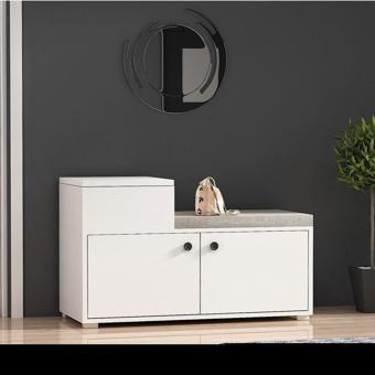 Demonte Decor Elegant Minderli Ayakkabılık Beyaz - Beyaz