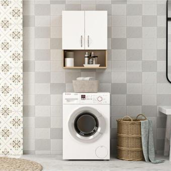 Cantek Dizayn Voda Banyo Dolabı Safirmeşe Beyaz