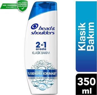 Head&Shoulders Klasik Bakım 2si1 Arada Kepeğe Karşı Etkili Şampuan 350ML