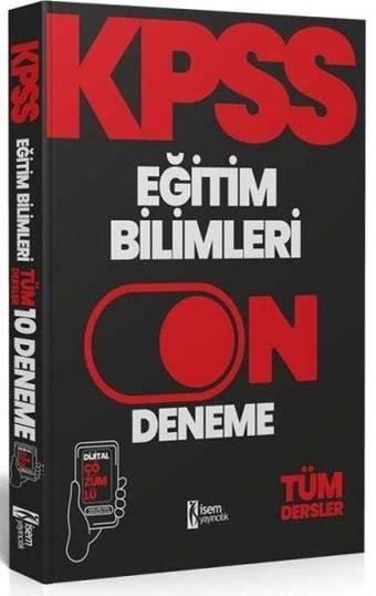 2024 KPSS Eğitim Bilimleri 10 Deneme - Dijital Çözümlü - Kolektif  - İsem Yayıncılık