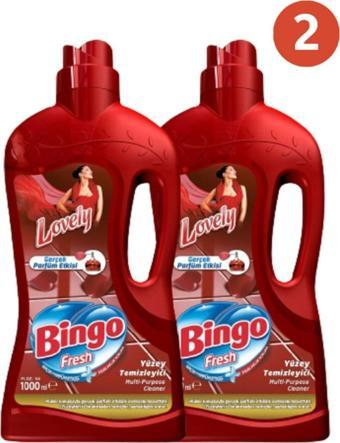 Bingo 1L Lovely Yüzey Temizleyici 2 Adet Set