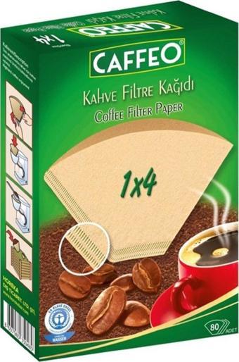 Caffeo Filtre Kahve Kağıdı 1X4 80'Li 2 Paket 160 Adet