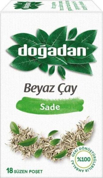 Doğadan Beyaz Çay Sade 18 Poşet