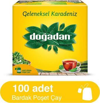 Doğadan Geleneksel Karadeniz Bardak Poşet Çay 100'Lü