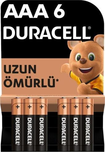 Duracell Basic Aaa Alkalin Ince Kalem Piller, 1,5 V Lr03/Mn2400, 6’Lı