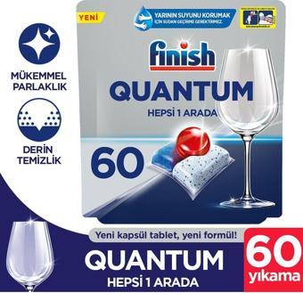 Finish Quantum Hepsi Bir Arada 60 Kapsül Bulaşık Makinesi Deterjanı Tableti (60 X 1)