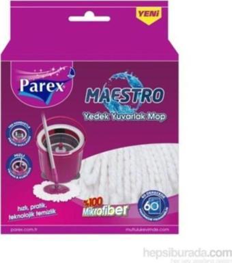 Parex Maestro Yedek Yuvarlak Mop -2'Li-