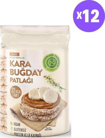 KARABUĞDAY PATLAĞI SADE 100 GR x 12 Paket