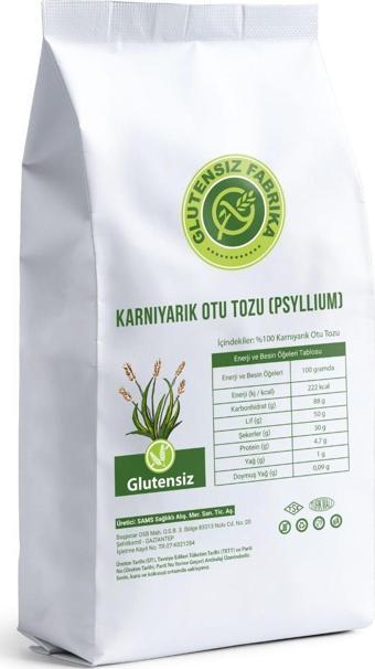 Glutensiz Karnıyarık Otu Tozu (Psyllium) 300 gr