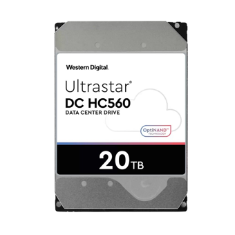 WD ULTRASTAR, WUH722020BLE6L4, 3.5&quot;, 20TB, 512Mb, 7200 Rpm, 7/24 Enterprise, DATA CENTER-GÜVENLİK-NAS-SERVER, HDD (