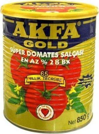 Akfa Domates Salçası Gold Teneke 850 GR