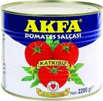 Akfa Domates Salçası Teneke 2200 Gr.