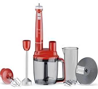 King KKB973 Bodie Kırmızı 1500 W Blender Seti