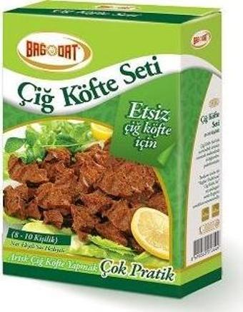 Bağdat Baharat Çiğ Köfte Seti Etsiz 500 Gr. (24'lü)